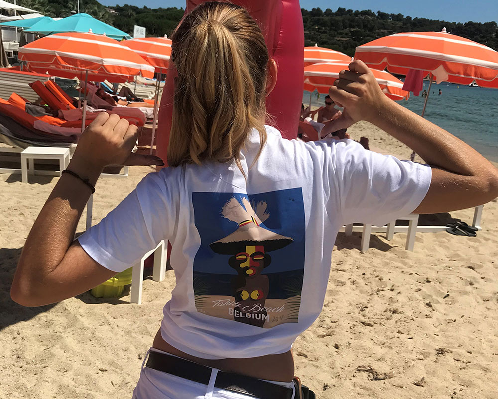 Les T-shirts TAHITI BEACH