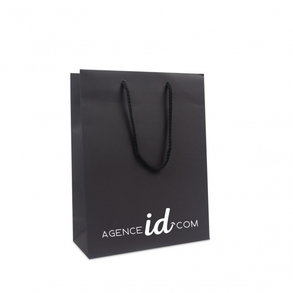 FF-packaging Sacs en papier luxe - Kraft - Noir